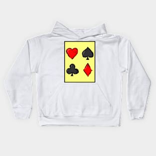 Lucky Playing Card Kids Hoodie